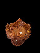 Peacock Bowl- Brown Color