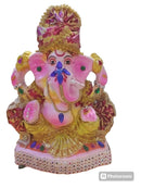 Clay Ganesh murti for home pooja
