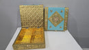 Handcrafted 8x8" Wooden Meenakari Dry Fruit Box – Elegant Festive & Wedding Gifting