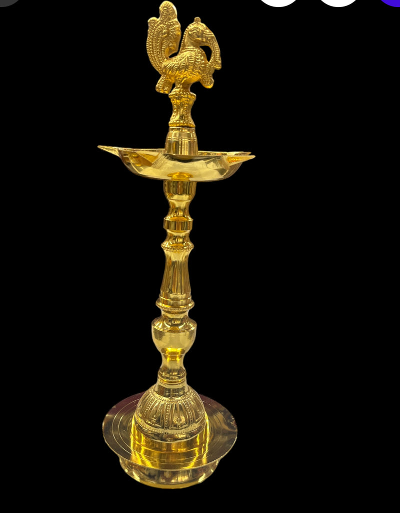 Brass Lamp Kashi Dana Murga Gold color ka-9