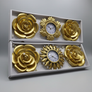 Dpauls 3-Piece Luxury Gold Wall Clock