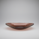 Art Deco Glass Green and Brown Luxury Console Centerpiece Bowl