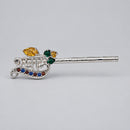 Silver Bansuri – Handcrafted Lord Krishna Flute Puja Article