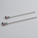 LORD KRISHNA SILVER MATERIAL BANSURI - FLUTE