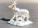 Silver cow and calf