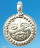 Silver sun lockets