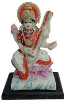 Goddess Saraswati Murti for Home Temple & Puja