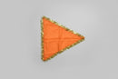 Zhanda Orange 31"x38"apx