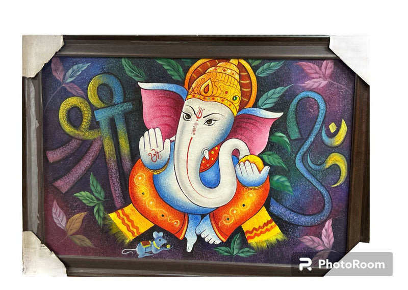 Ganpati JI DP Canva Frame