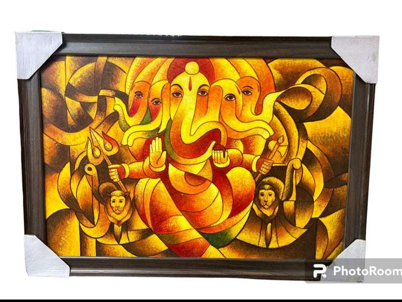 Ganpati JI DP Canva Frame