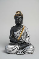 A seated Buddha figurine.