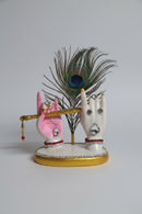 Polyresin Lord Krishna Hand Holding Flute Statue