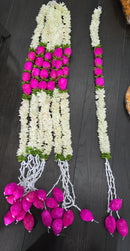 Artificial Lotus Flower String for Home, Pooja & Wedding Decoration