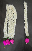 Artificial Lotus Flower String for Home, Pooja & Wedding Decoration
