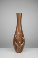 Wooden Flower Vase Home Decor