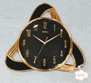 wall clock glden black