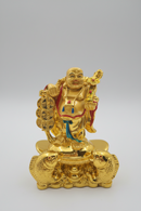 Vastu Golden Laughing Budha With Fish