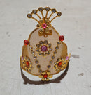 Elegant God Mukut | Decorative Deity Crowns for Laddu Gopal, Radha Krishna, Mata Rani ,Ganesh Idols,Sai Baba