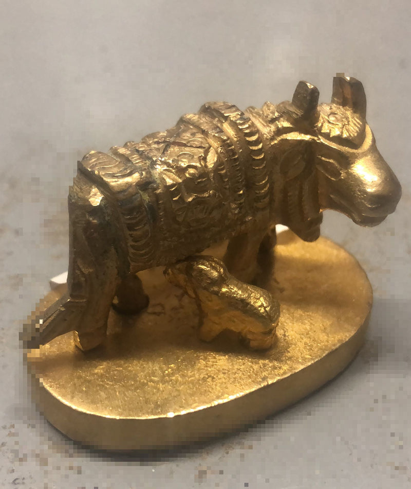 Cow and Calf Brass