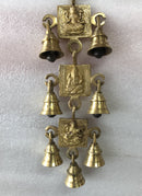 Brass Hanging LaxmiJi  Ganesh Ji Saraswati Ji