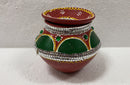 Clay Pot-Matki-Decorated