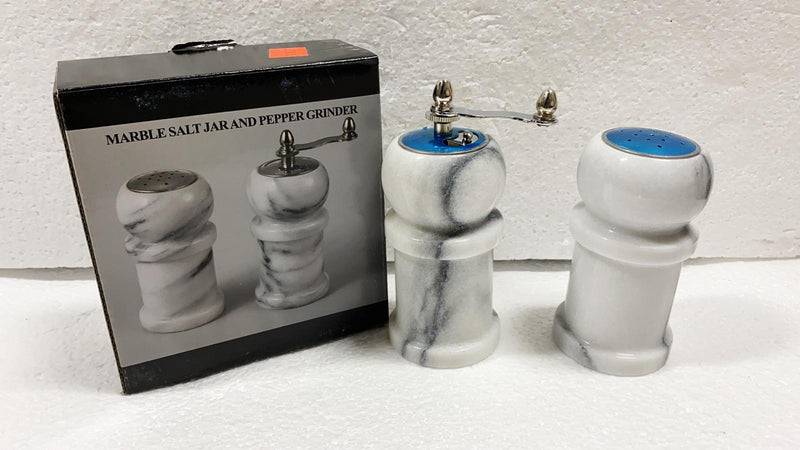 Salt Jar and Pepper Grinder