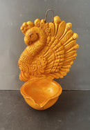 Clay Diya Hanging Peacock