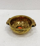 Brass Urli ( Embossed )