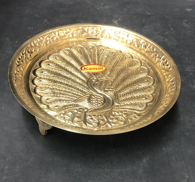 Brass Embossed Plate (legs)