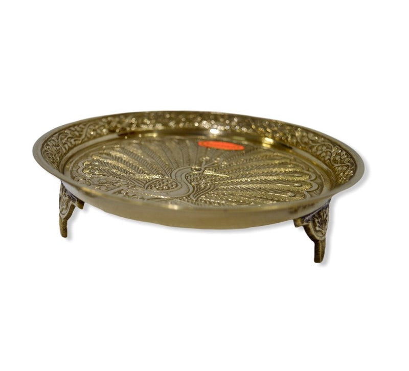 Brass Embossed Plate (legs)