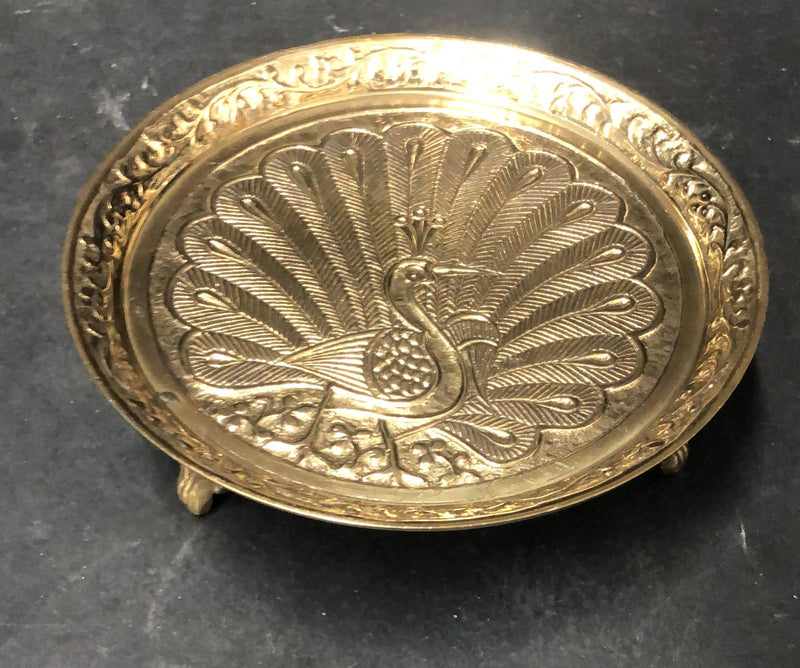 Brass Embossed Plate (legs)