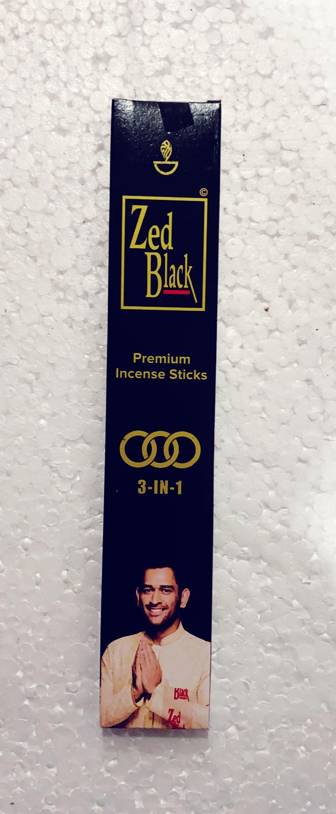 Zed Black 3 in 1 Agarbati/Incense/Udupathy