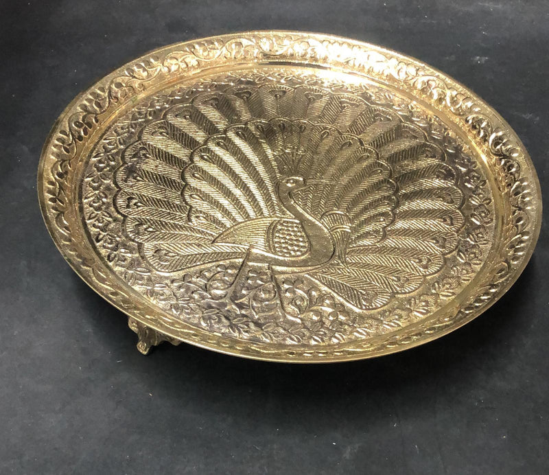 Brass Embossed Plate (legs)