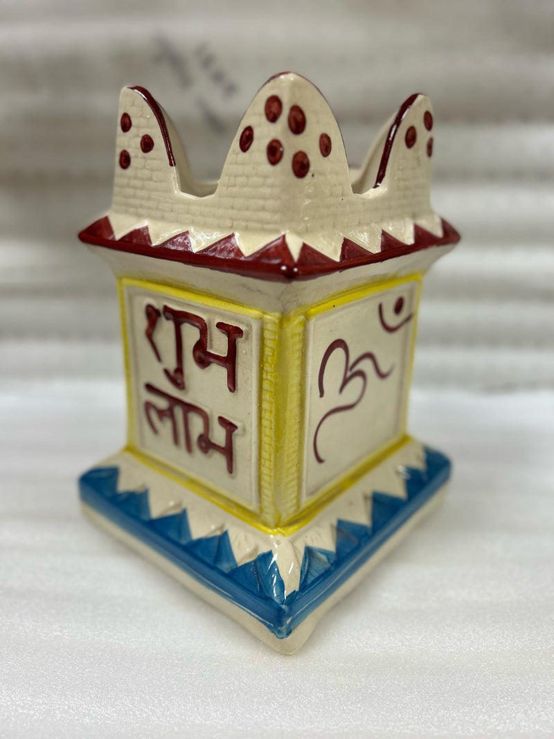 TULSI POT WITH DIYA-XL8X12KC