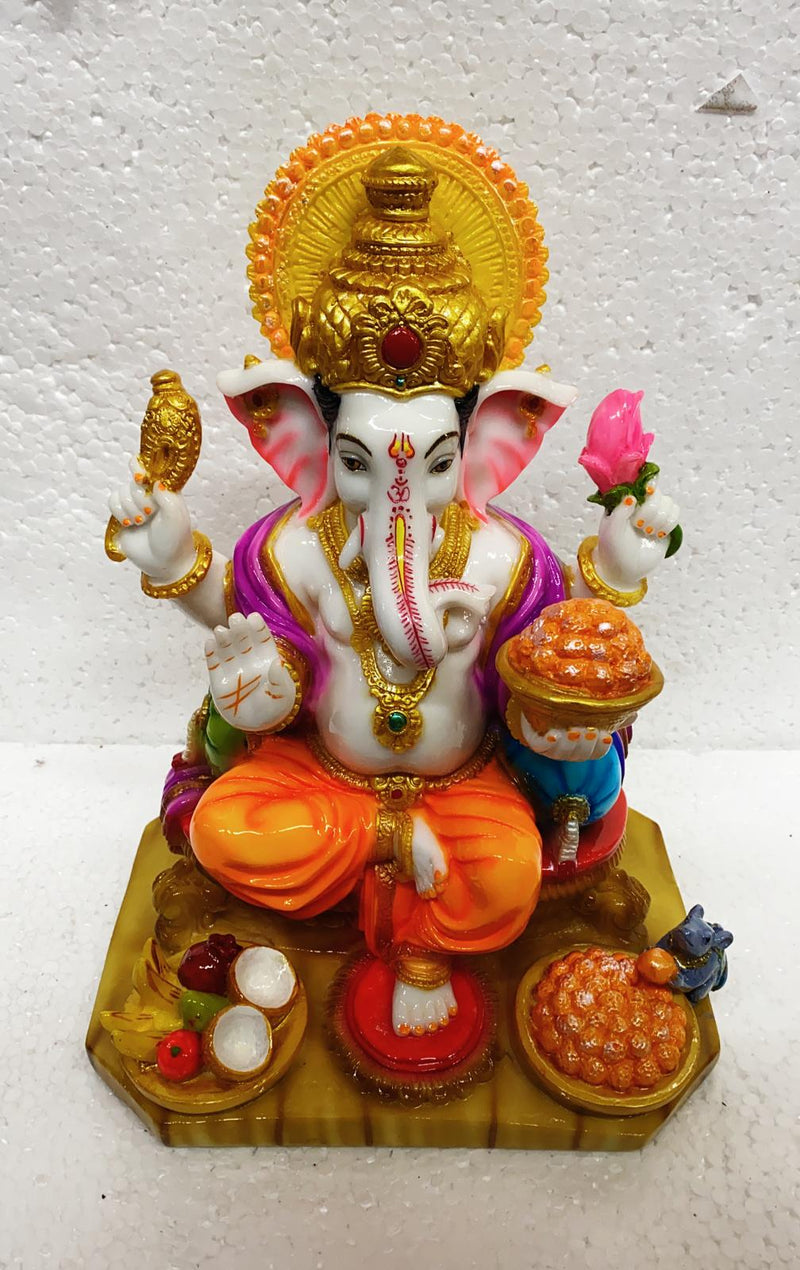 Multicolour Gaanesh ji murti