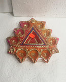 9 Diya Colored Diya Plate