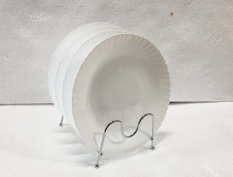 Dinner plates ( Opal ware) 10"