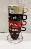 4 Pcs Coffee Cup Set