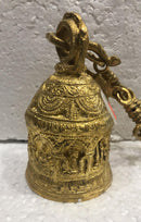 Brass Puja Bell-Carving (Hanging)