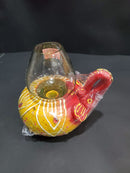 CLAY DIYA -ELEPHANT WITH GLASS