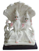 Laxmi JI/Vishnu  Ji White Murti