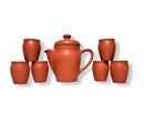Clay-Jug with 6 Glasses