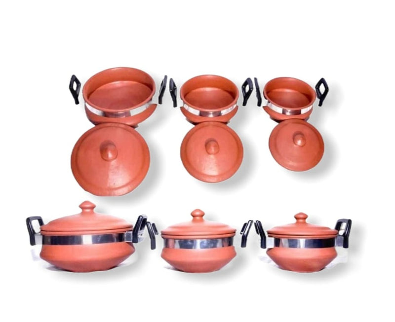 Clay 3 Pcs Handi Set