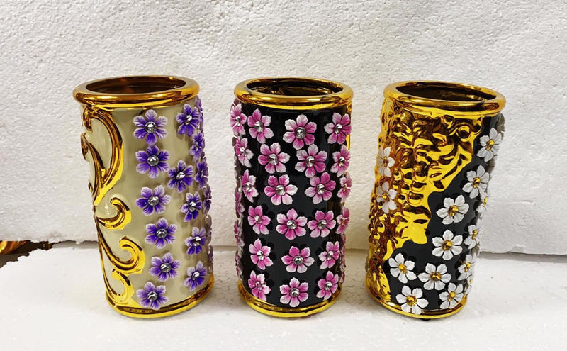 CERAMIC FLOWER VASE
